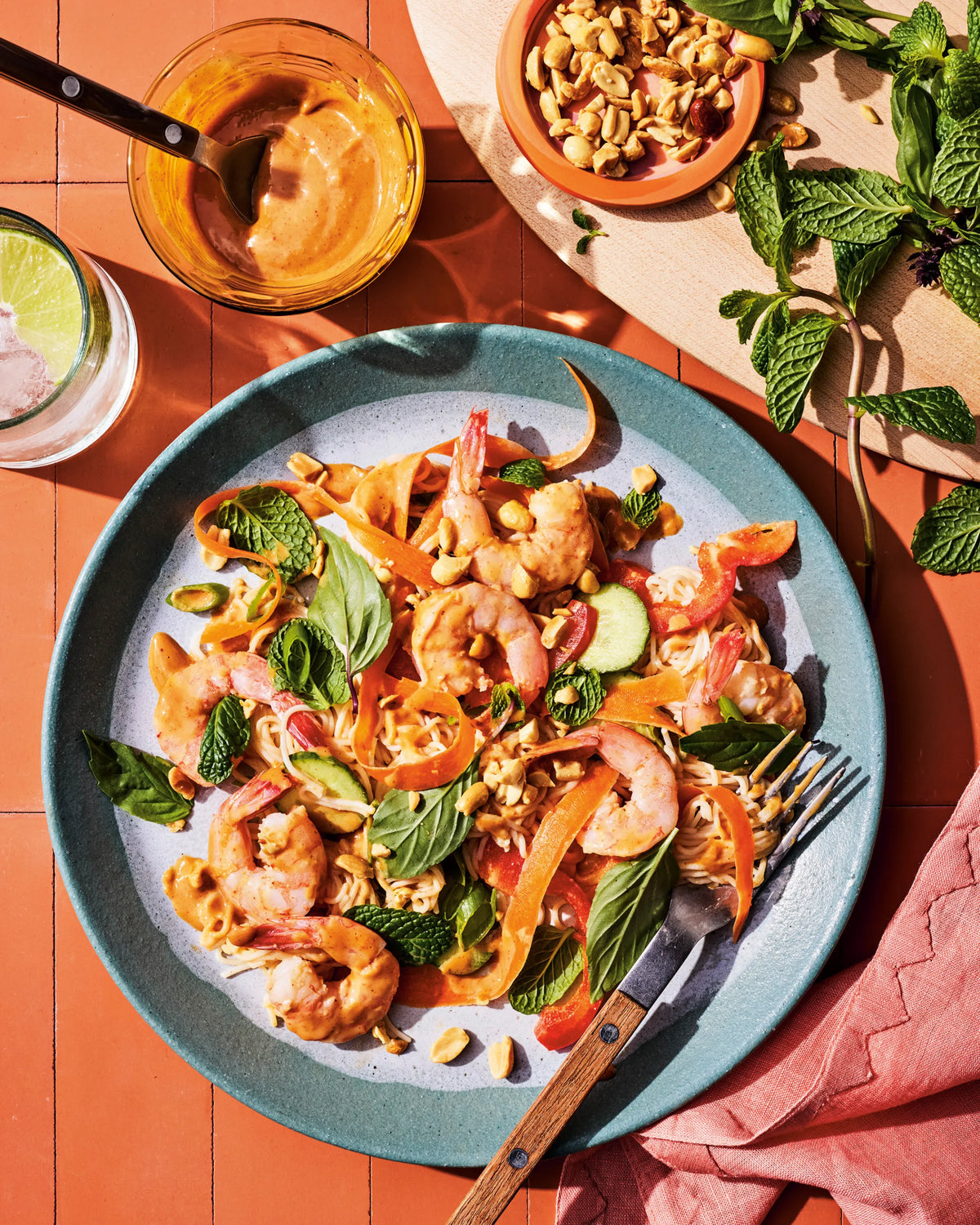 Spring Roll Shrimp Salad